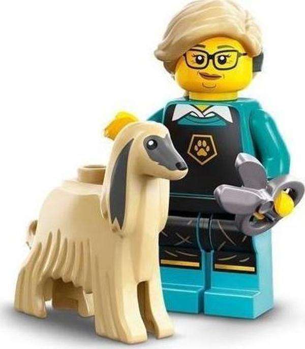 Lego Minifigür 71045 - Seri 25 - 12 Pet Groomer - Image 1
