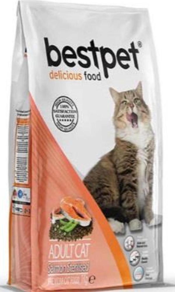 Bestpet Somonlu Kısırlaştırılmış Yetişkin Kedi Maması 15kg - Image 1