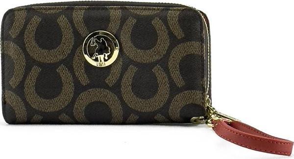 U.S. Polo Assn. Kadın Cüzdanı Kahve-Kırmızı Usc23363 - Image 1
