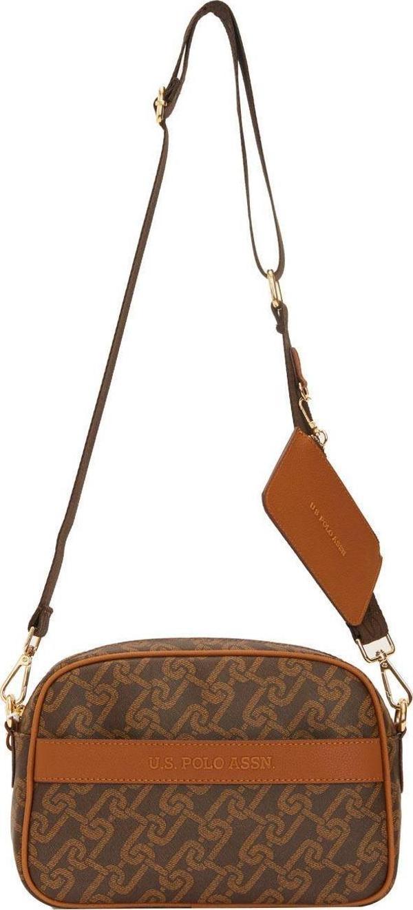 U.S. Polo Assn. Çapraz Askılı Kadın Çanta Kahve Us23506 - Image 1