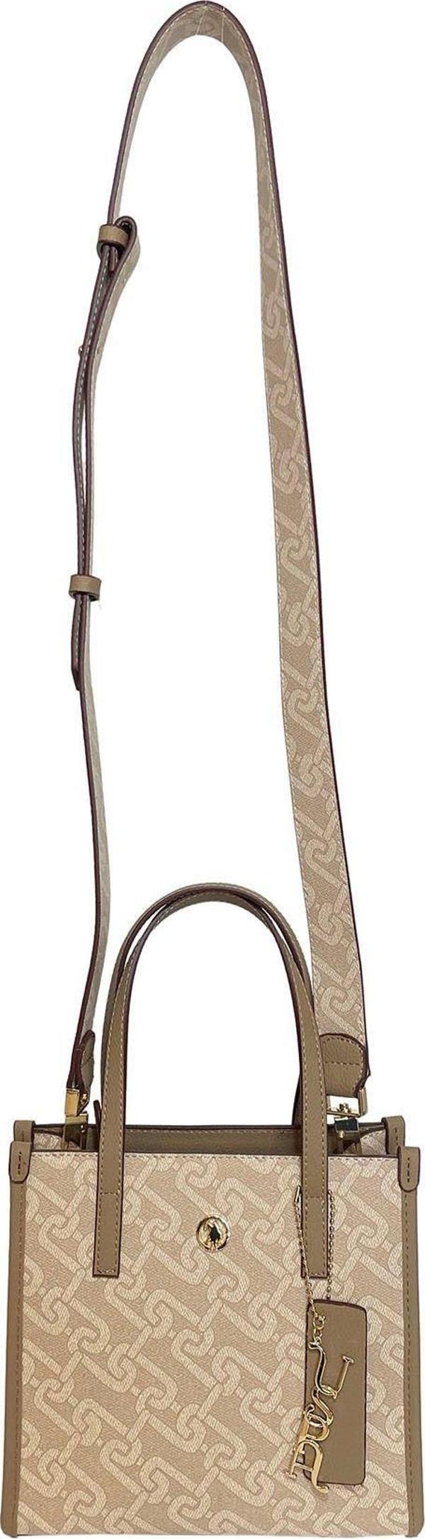 U.S. Polo Assn. Çapraz Askılı Kadın Çanta Bej Us24116 - Image 1