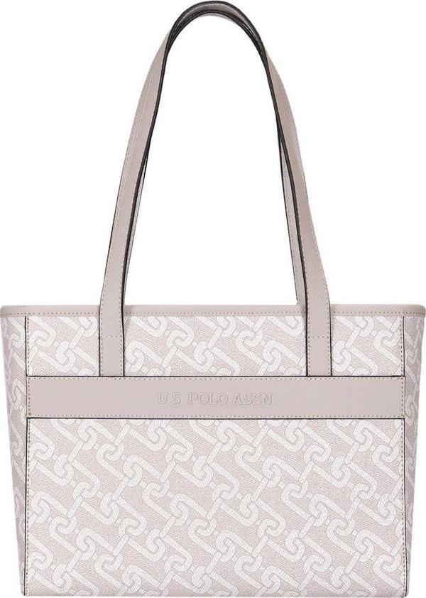 U.S. Polo Assn. Çapraz Askılı Kadın Çanta Beyaz-Gri Us24137 - Image 1