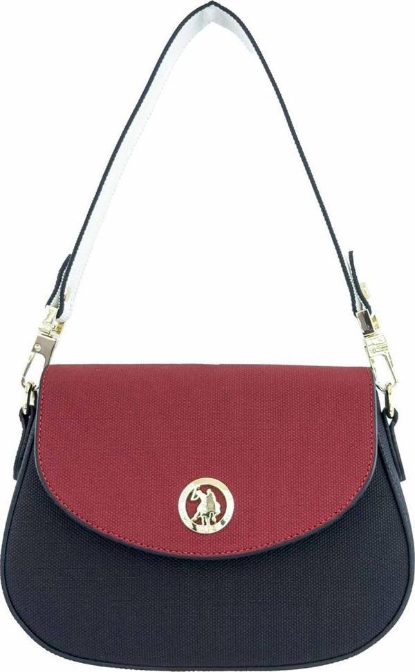 U.S. Polo Assn. Çapraz Askılı Kadın Çanta Lacivert-Beyaz Us24246 - Image 1