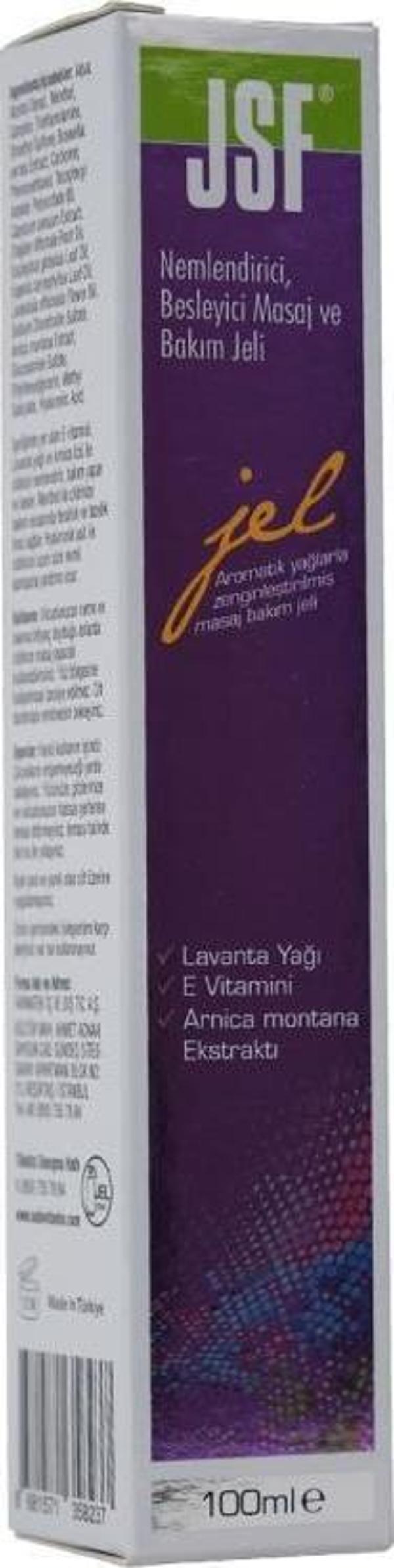 JSF Nemlendirici Besleyici Masaj ve Bakım Jeli 100 ml - Image 1