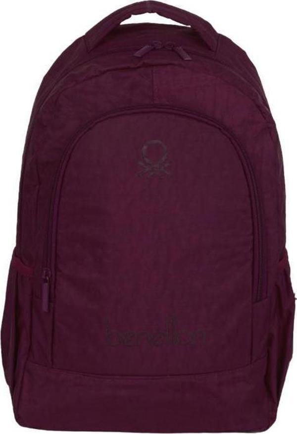 Benetton Okul Sırt Çantası Mor 70017 - Image 1