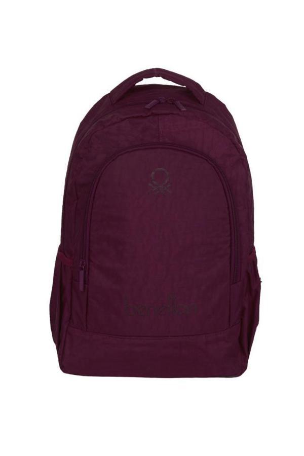 Benetton Okul Sırt Çantası Mor 70017 - Image 1