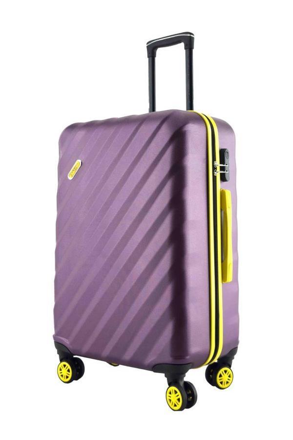 Büyük Boy Valiz 4x2 Teker Mor 1165 - Image 1