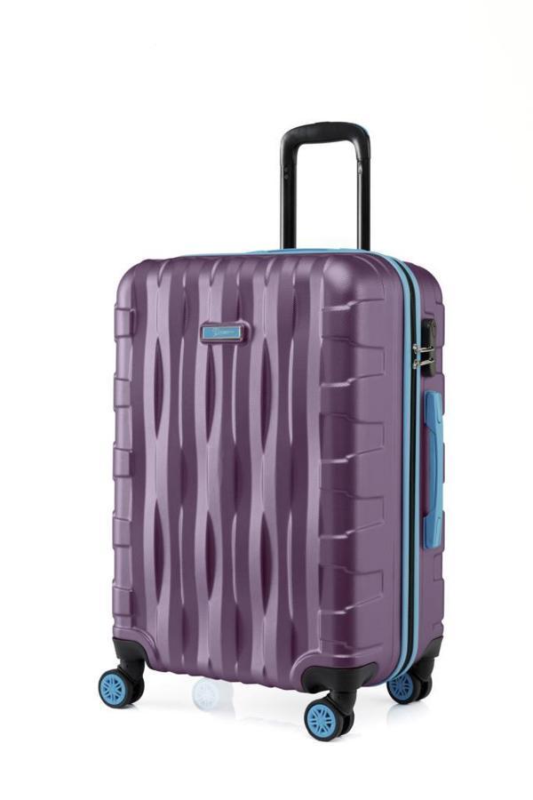 Büyük Boy Valiz 4x2 Teker Mor 1167 - Image 1