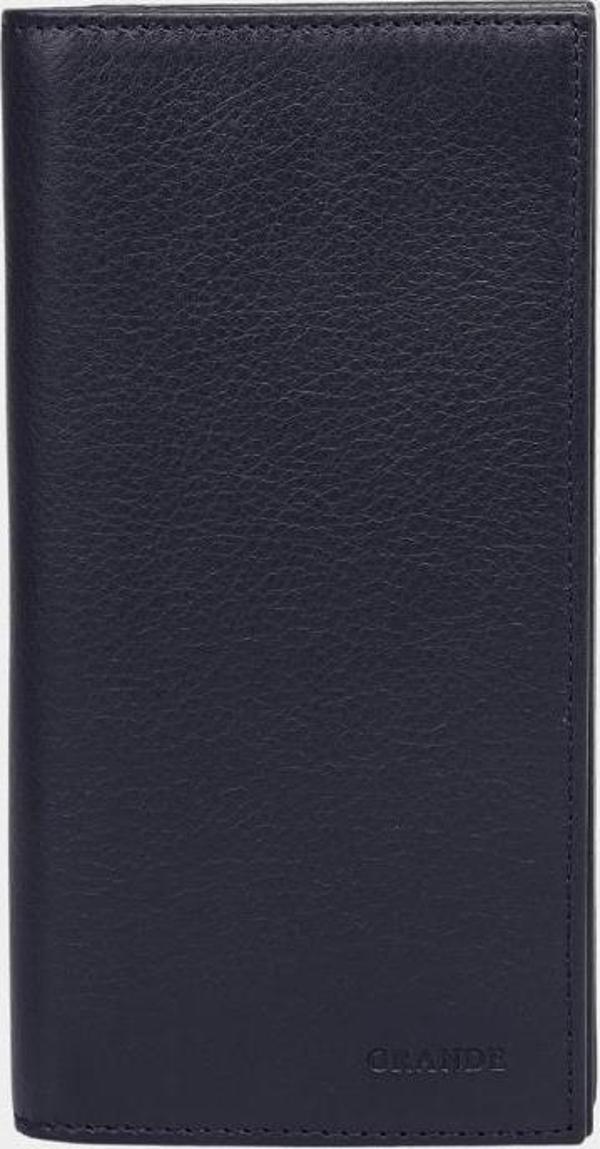 Grande Hakiki Deri Erkek Cüzdan Lacivert 1764 - Image 1