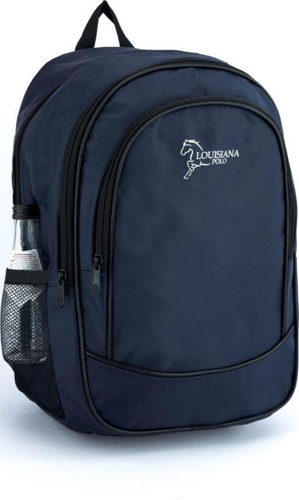 Louisiana Polo 3 Bölmeli Okul Sırt Çantası Lacivert 2450 - Image 1