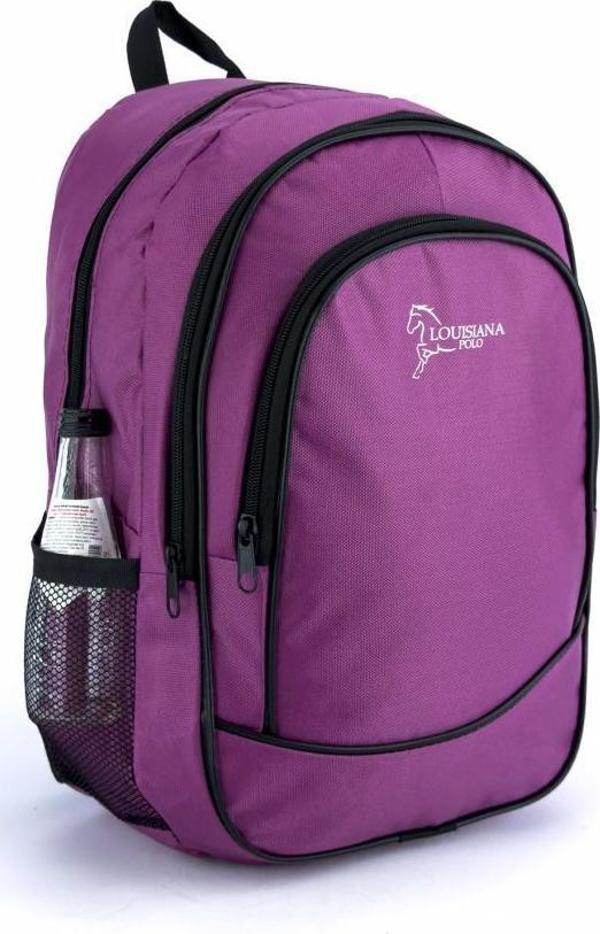 Louisiana Polo 3 Bölmeli Okul Sırt Çantası Pembe 2450 - Image 1