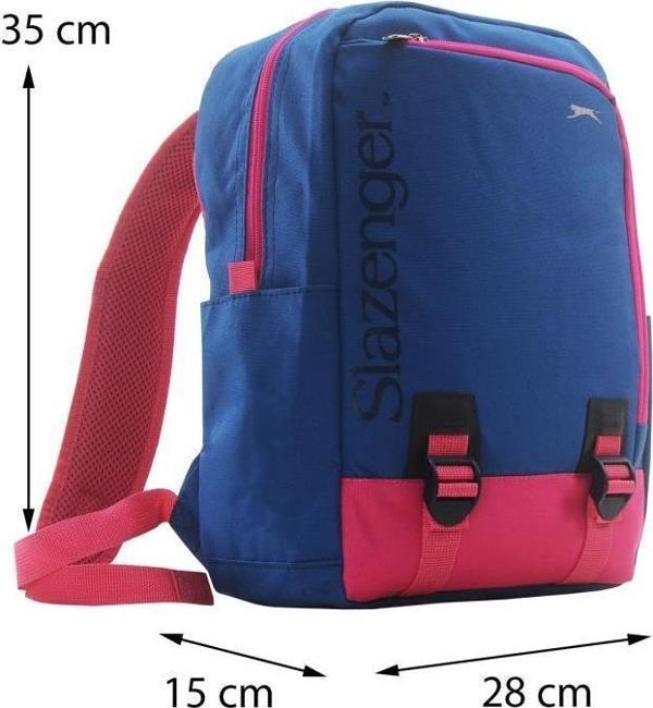 Slazenger Lisanslı İlkOkul Çantası Mavi-Pembe - Image 1