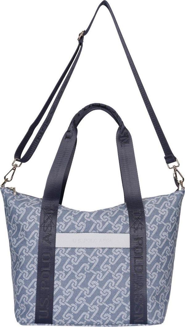 U.S. Polo Assn. Kadın Omuz Çanta Denim-A.Mavi Us23103 - Image 1