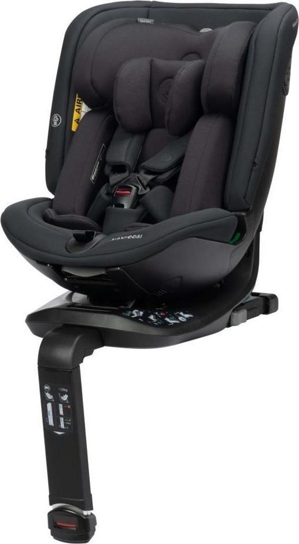 Maxi-Cosi Spinel 360 S i-Size Dönebilen Yatabilen Isofix'li 0-36 kg Oto Koltuğu Authentic Black - Image 1