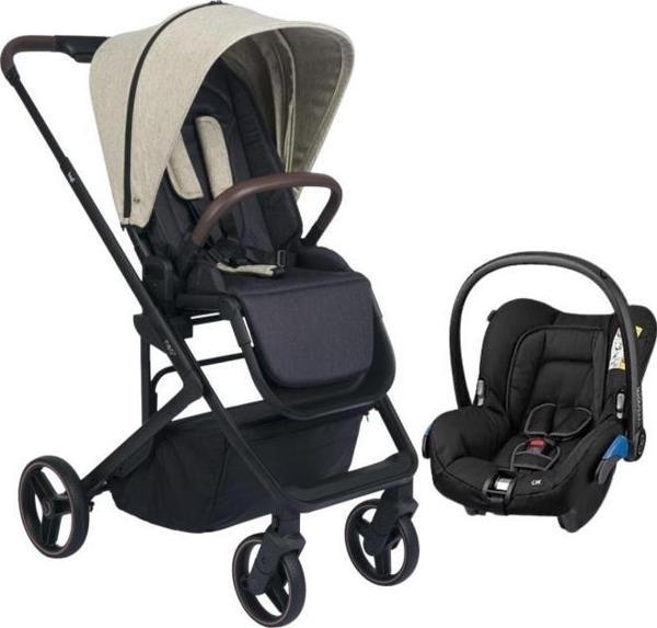 Neo 2 Beige Black Raven Travel Sistem Bebek Arabası - Image 1