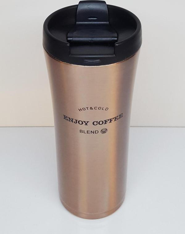 Korkmaz A638-02 Freedom Termos 500 ML Mug Rosa Gold - Image 1