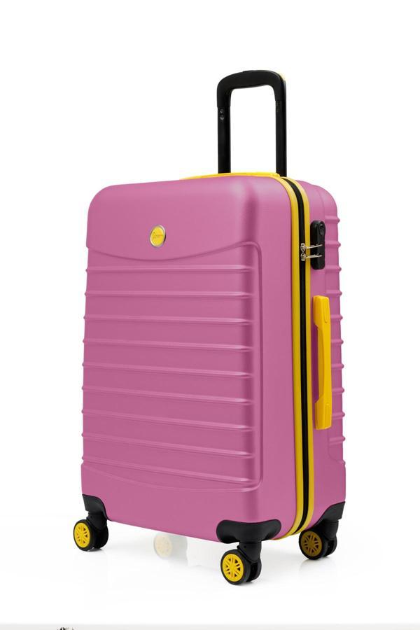 Orta Boy Valiz 4x2 Teker Pembe 1168 - Image 1