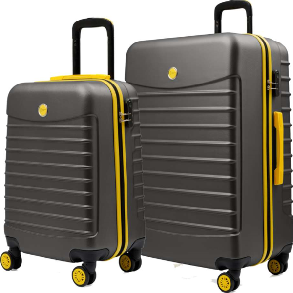 2'li Valiz Seti Büyük Boy - Kabin Boy Antrasit 1168 - Image 1