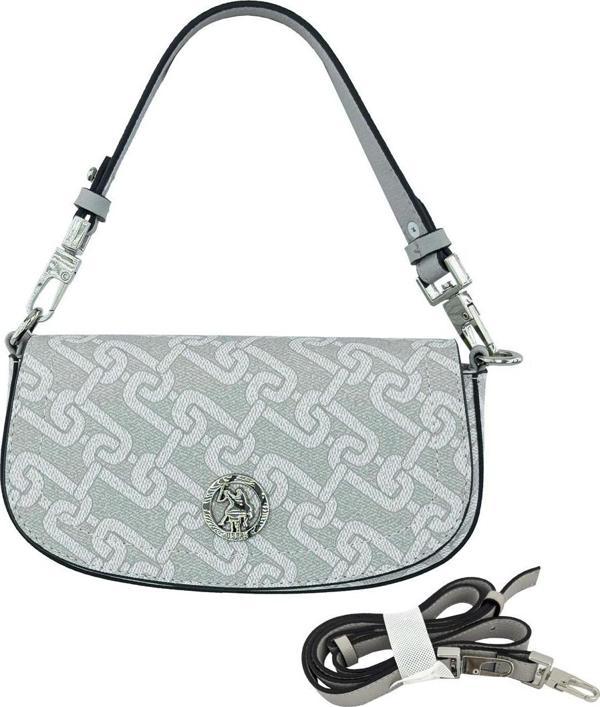 U.S. Polo Assn. Kadın Çapraz Askıl Çanta Beyaz - Gri Us24115 - Image 1