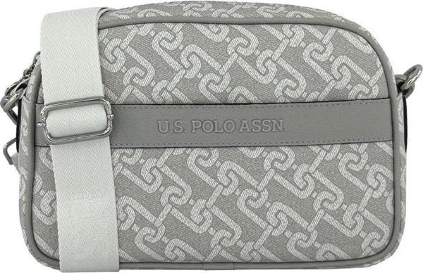 U.S. Polo Assn. Kadın Çapraz Askıl Çanta Beyaz - Gri Us24143 - Image 1