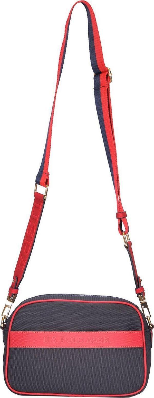 U.S. Polo Assn. Kadın Çapraz Çanta Lacivert-Beyaz-Kırmızı Us24281 - Image 1