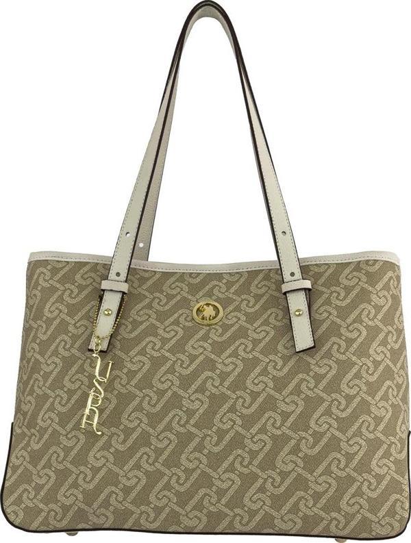 U.S. Polo Assn. Omuz Askılı Kadın Çanta Bej Us24100 - Image 1