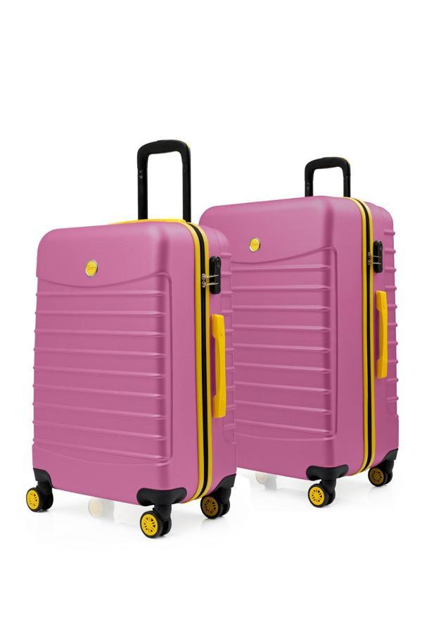 2'li Valiz Seti Büyük Boy - Orta Boy Pembe 1168 - Image 1