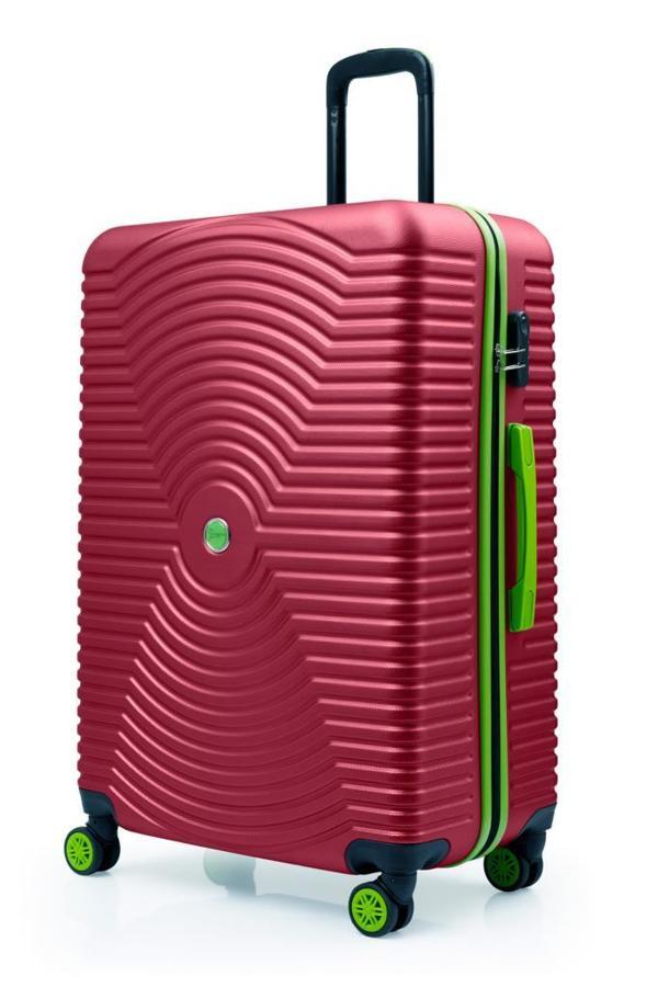 Büyük Boy Valiz 4x2 Teker Bordo 1169 - Image 1