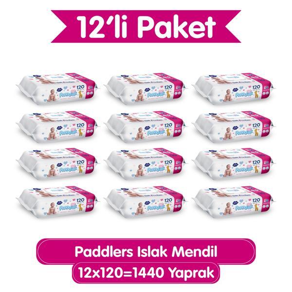 Paddlers Islak Mendil 120 x 12 li Koli(1440Yaprak) - Image 1