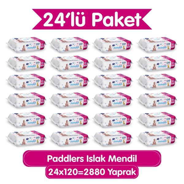 Paddlers Islak Mendil 24x120 li Koli (2880 Yaprak) - Image 1