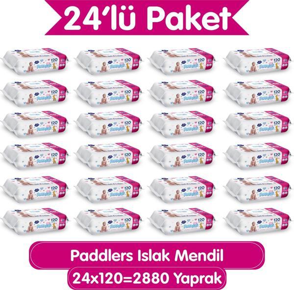 Paddlers Islak Mendil 24x120 li Koli (2880 Yaprak) - Image 1