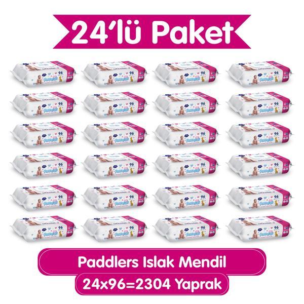 Paddlers Islak Mendil 24x96 lı Koli (2304 Yaprak) - Image 1