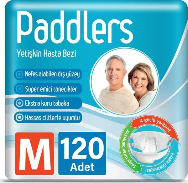 Paddlers Yetişkin Hasta Bantlı Bez Medium 30 x 4 li Koli (120 Adet) - Image 1
