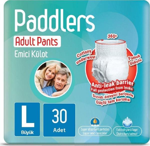 Paddlers Yetişkin Hasta Emici Külot Bez Large 30 Adet - Image 1