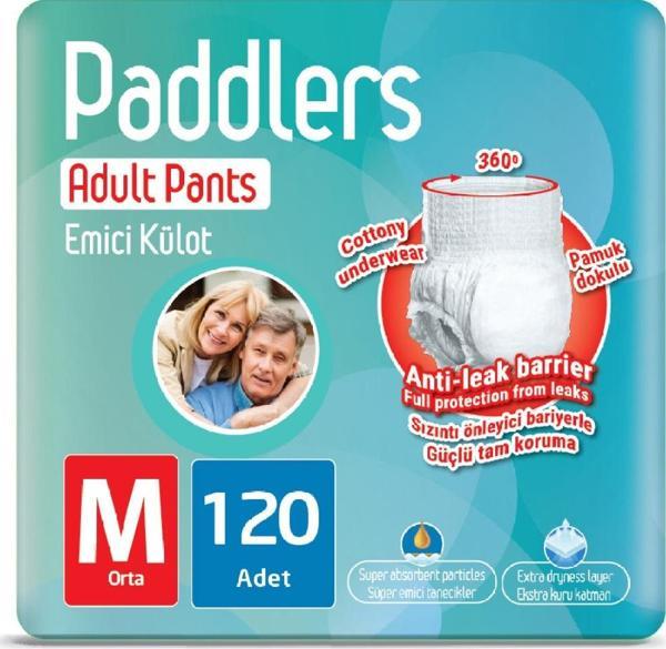 Paddlers Yetişkin Hasta Emici Külot Bez Medium 120 Adet - Image 1