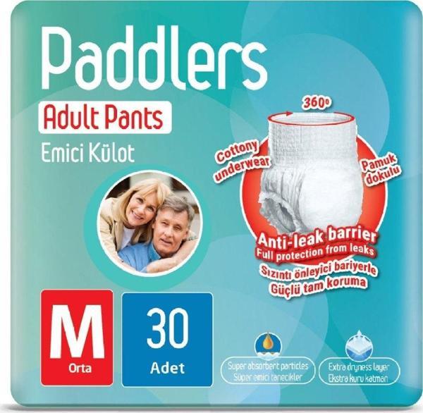 Paddlers Yetişkin Hasta Emici Külot Bez Medium 30 Adet - Image 1