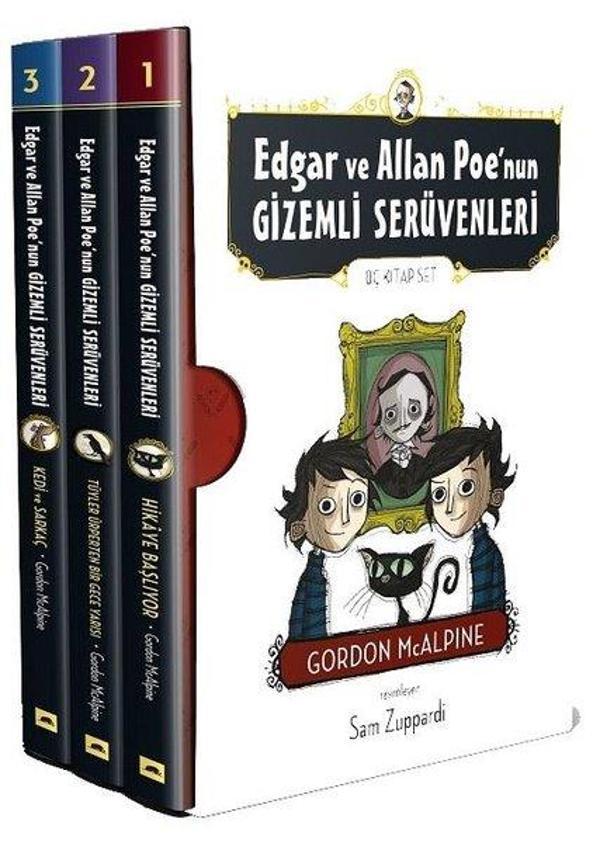 Edgar ve Allan Poe'nun Gizemli Serüvenleri Seti-3 Kitap Takım-Özel Kutulu - Kolektif Kitap - Image 1