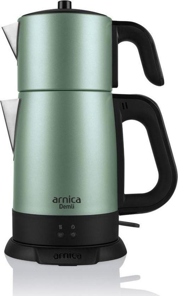 Arnica Demli IH33153 Yeşil 1800 W Çelik Çay Makinesi - Image 1