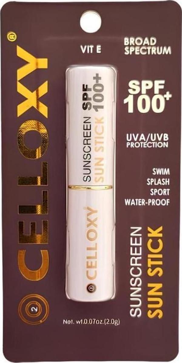 Celloxy Waterproof Vitamin E Sunscreen Stick SPF 100+ - Image 1
