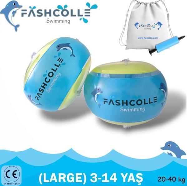Fashcolle Yuvarlak Yüzme Yardımcısı Şişme Deniz Kolluğu (L) 4-14 Yaş - Image 1