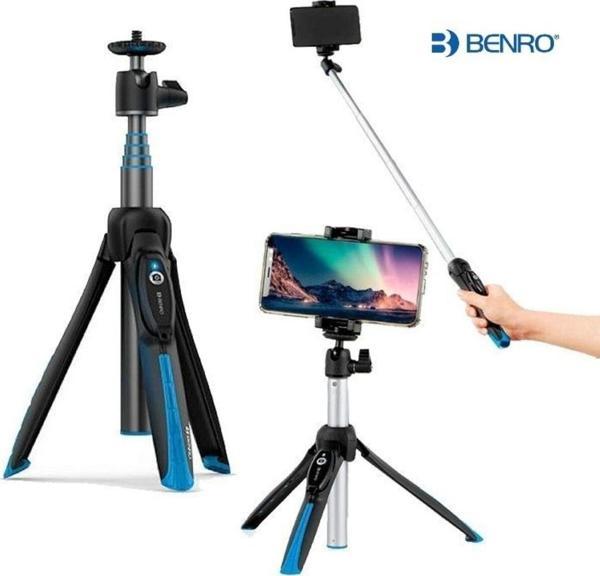 Benro Bk15 Mini Tripod / Selfi Stick - Image 1