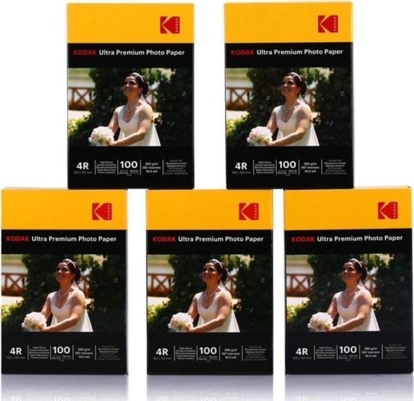 Kodak 260 Gram 10X15Cm Parlak 5'Li Paket Fotoğraf Kağıdı - Image 1