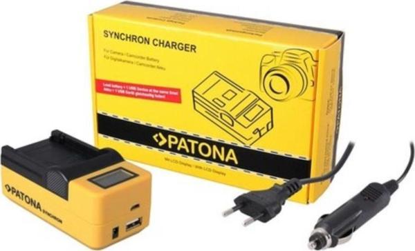 Patona -Canon Uyumlu Lp-E6 Tekli Synchron Usb Şarj Aleti Lcd Ekranlı - Image 1