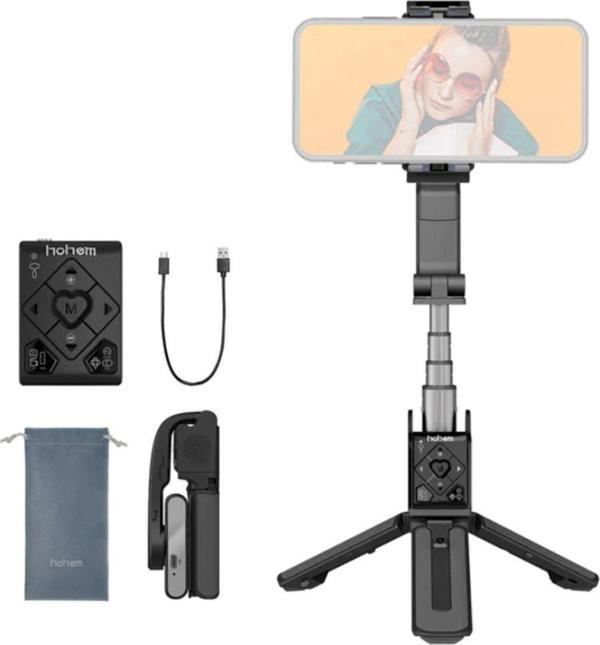 Hohem İsteady Q Cep Telefonları İçin Uzatılabilir Çubuklu Stabilizer Gimbal - Image 1
