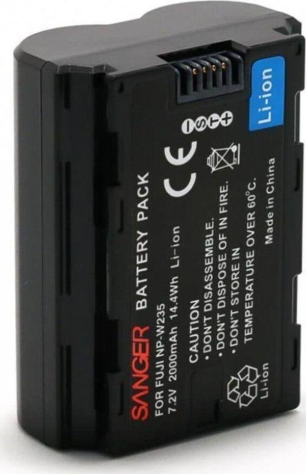 Sanger Np-W235 Fujifilm Uyumlu Fotoğraf Makinesi Batarya - Image 1