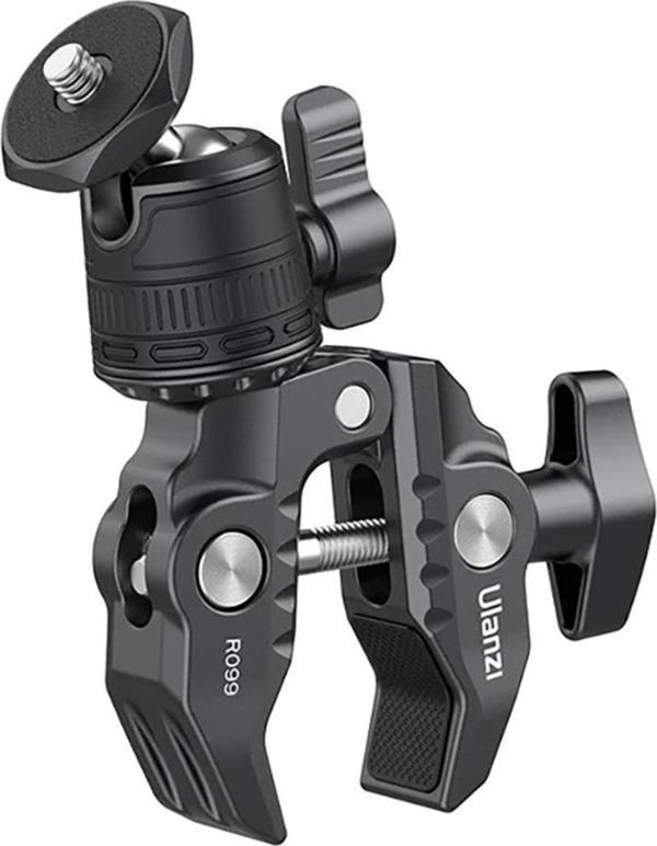 Ulanzi R099 Clamp Mount Mini Ball Head - Image 1