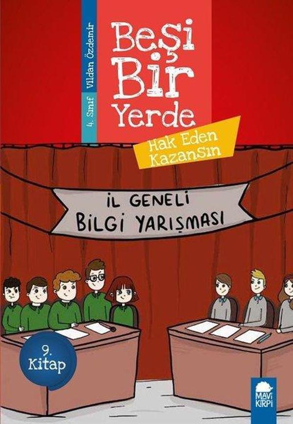 Hak Eden Kazansın-Beşi Bir Yerde 9.Kitap-4.Sınıf Okuma Kitabı - Mavi Kirpi - Image 1