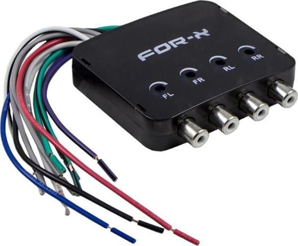 FOR-X 4 Kanal Anfi Deck Çevirici Teyp Çıkışını Amfi Çıkışına Dönüştürücü - Image 1