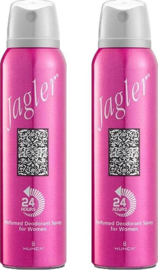 Jagler Sprey Deodorant Kadın 150ML X2 Adet 2li Deodorant Seti - Image 1