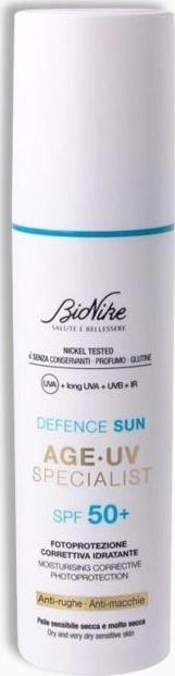 BIONIKE Defence Sun Age-UV Specialist SPF50+ Kuru, Çok Kuru ve Hassas Ciltler 50 ml. - Image 1